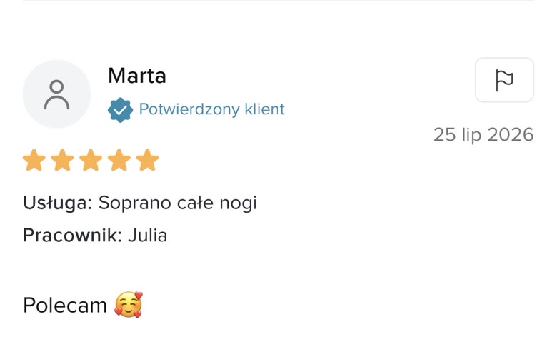Opinia pacjentki kliniki Wileńska 9